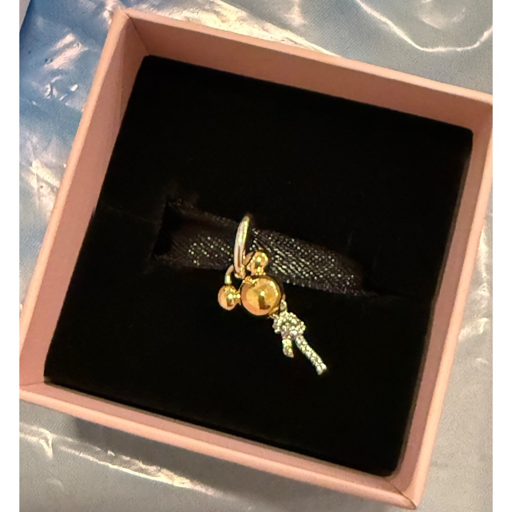 2026 Disney Parks Pandora Mickey Mouse Balloon Gold Charm NEW